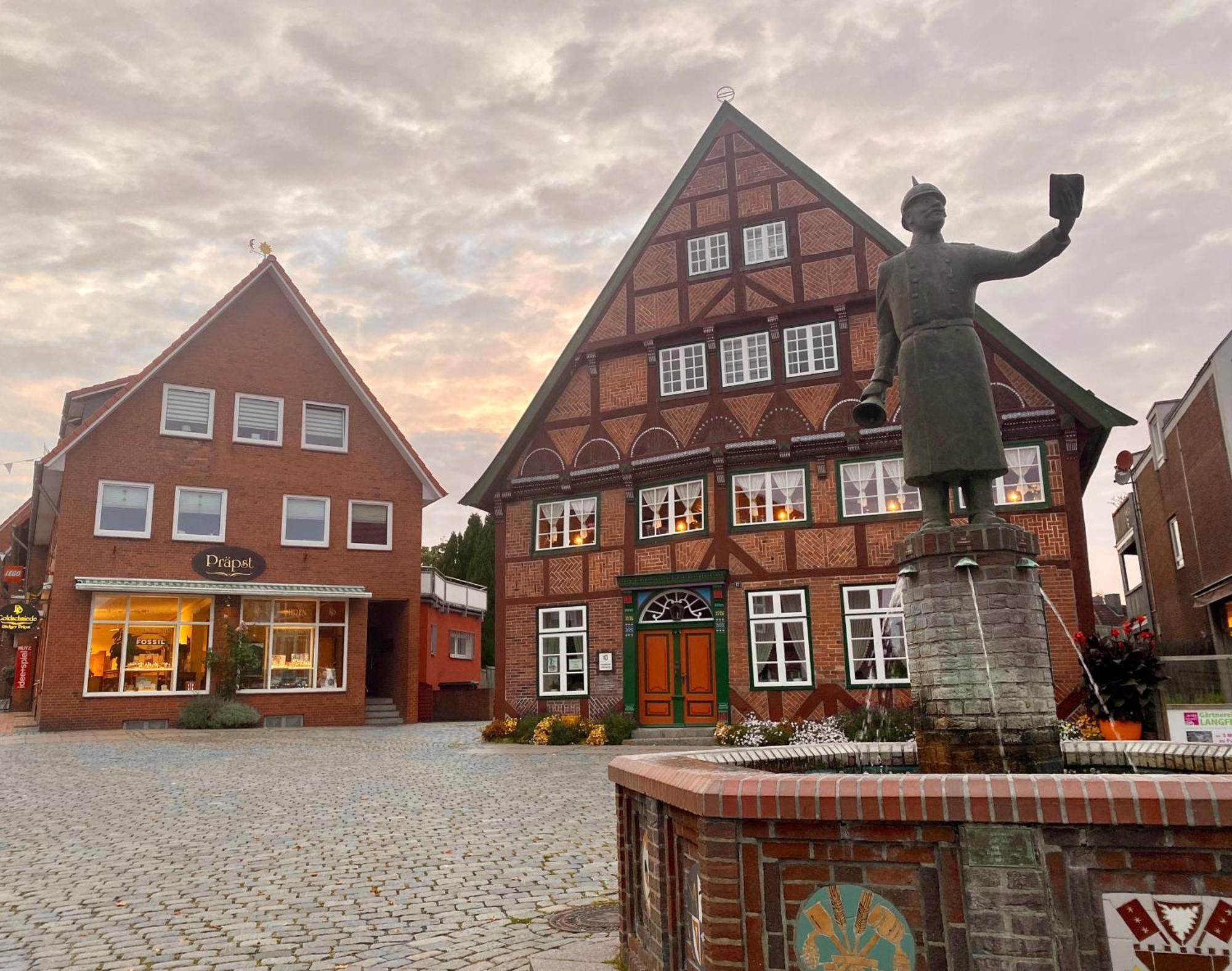 194 Fewo Dat Luetjehuus Mit Dachterrasse Im Ersten Stock Luetjenburg Luaran gambar